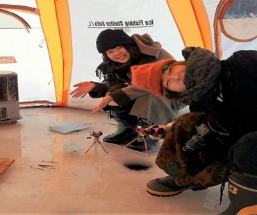 Tomamu Ice Pond Fishing Tomamu Ice Pond Fishing
